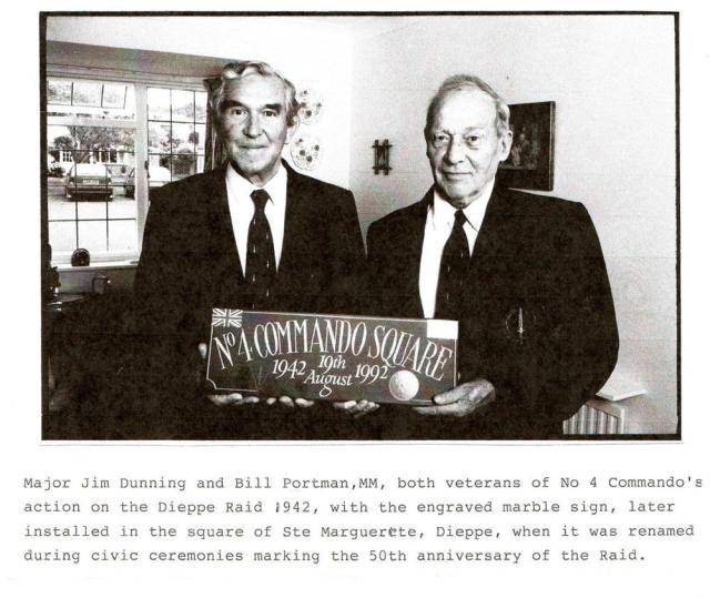 Jimmy Dunning and Bill Portman MM