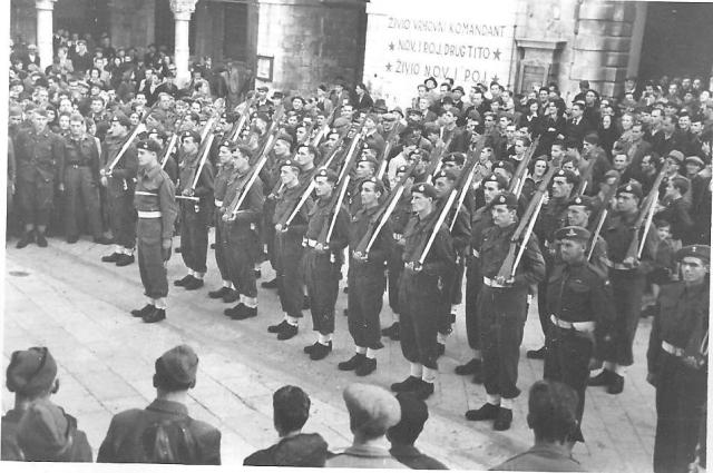 43RM Commando on parade at Dubrovnik -1