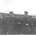 Dubrovnik Inspection by Brigadier Davy, 28th Dec.'44. 43RM Commando detachment. (2)