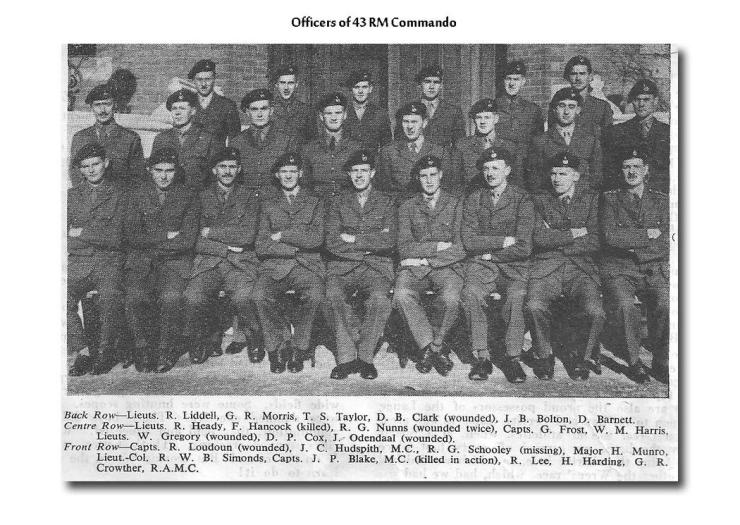 Officers of 43 RM Commando