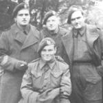 Sgt. George, Cpls. Iredale, Hill, and Jackson, 43RM Commando 'E' troop.