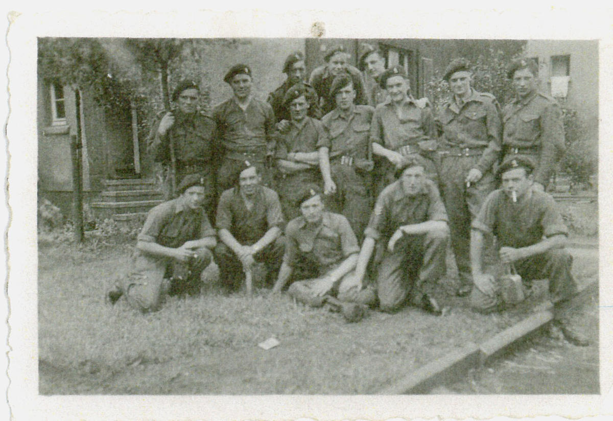 Some of No. 2 Dutch troop 10 IA Commando at the barracks in Recklinghausen 1945