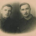Cpl. Horace 'Spud' Taylor and Cpl.Gerald Fitzgerald, No.2 Cdo. 2 Tp.