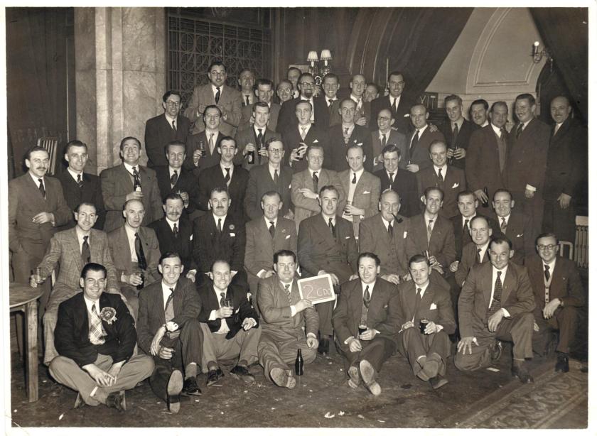 No. 2 Cdo. Reunion Porchester Hall, Earl Mountbatten, Lt.Col. Newman VC, Lt.Col. Churchill