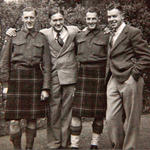No.2 Cdo. 5 Troop - Sid Murdoch, Tom McCormack, Ken McAllister and Bill Hughes
