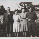 Ken McAllister No.2 Cdo 5 Tp with Tom McCormack's sister Josie, Ayr, July 1942. 