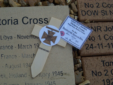 Cross to the memory of Eric Harden VC