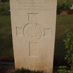 Grave of Marine Gerald Kierans, 42 Commando RM, Kranji Military Cemetery.