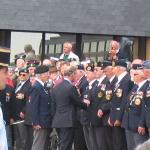 HRH Prince Charles greeting the Veterans