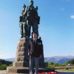 Jimmy Dunning at the Commando Memorial