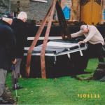 Installing 'Commandos in Lochaber' stone 1