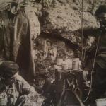 Stanley McMullen,  No.2 Commando (right) and unknown, Italy