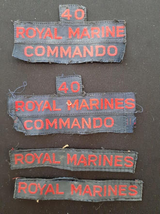Insignia of Mne. James Albert Major 40RM Commando