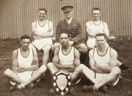 Henry Lavery RA later No.6 Commando (top left)