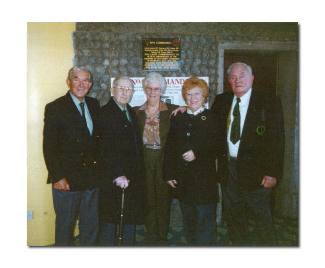 Jimmy Dunning, Ernie Brooks, Mrs Dunning, Mrs Brewer, Ted Brewer