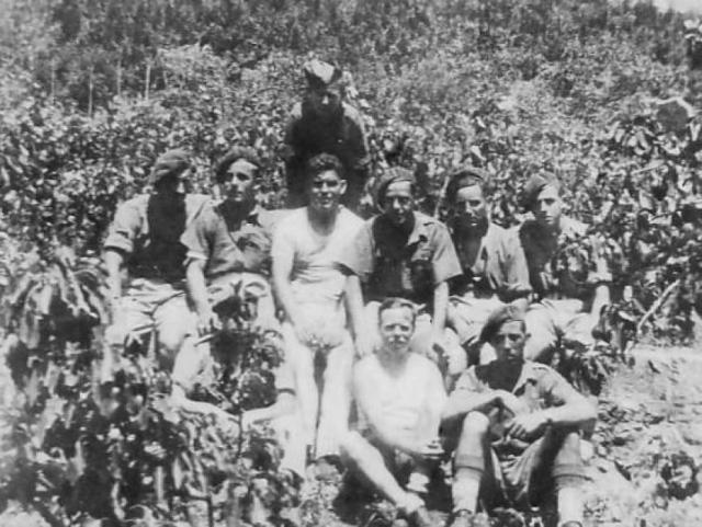 Some of 5 troop No. 2 Commando on the island of Vis 1944