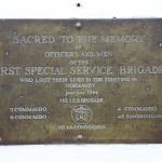 1st, Special Service Brigade Plaque, Normandy