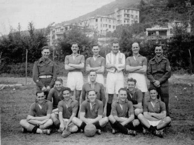 45 Commando RM  'B' Troop  Football Team, Hong Kong 1946