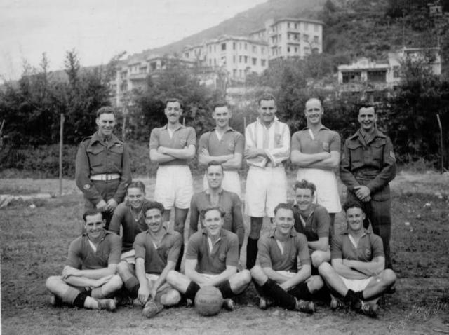 45 Commando RM  'B' Troop  Football Team, Hong Kong 1946