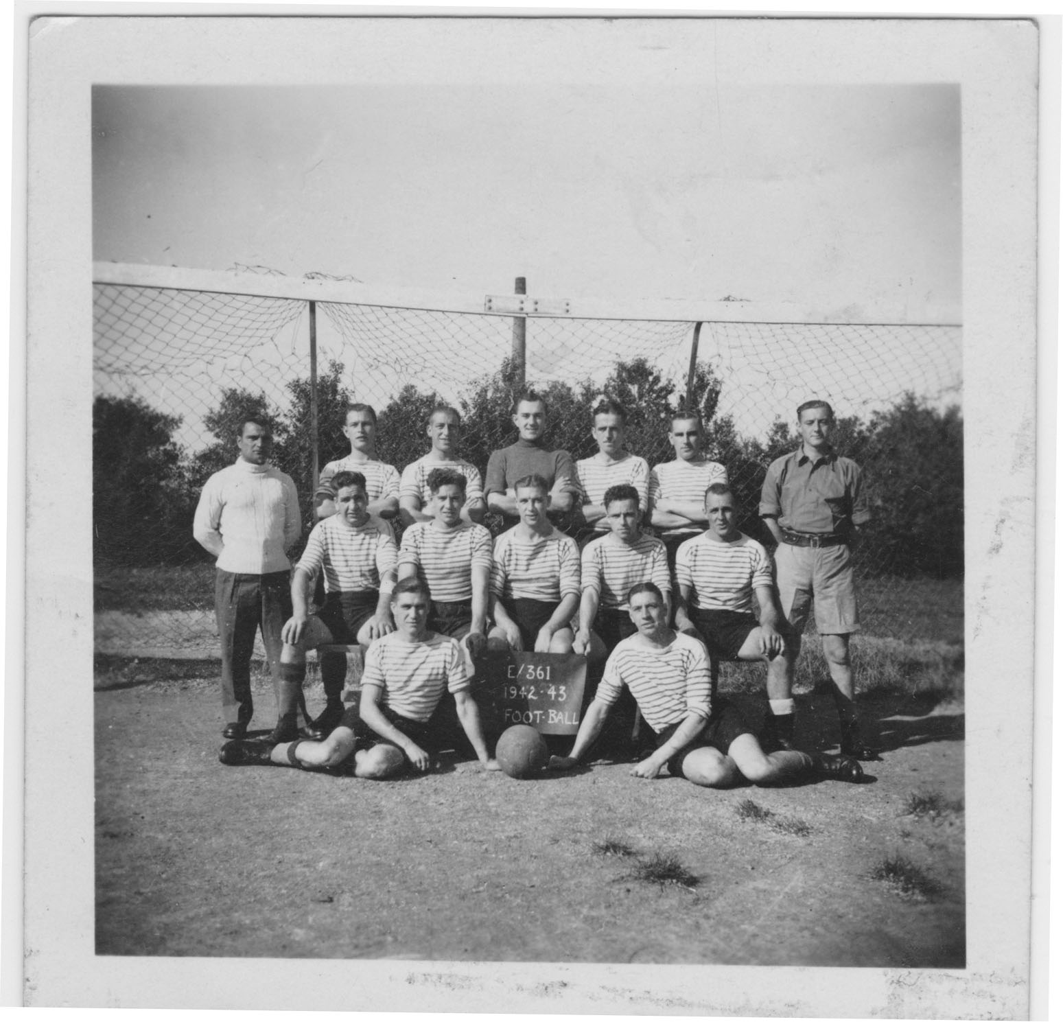 Stalag V111b Camp E361 - Football Team.