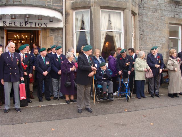 Scotty awaits the Cadets for their inspection