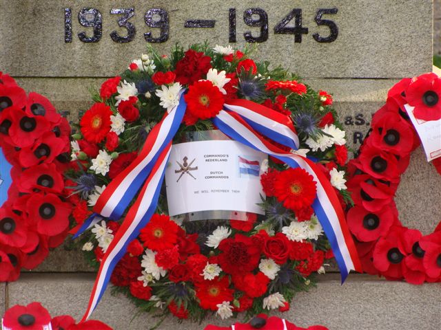 Wreath from the Dutch Commando