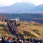 The march to the Commando Memorial