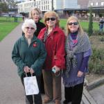 Janet Bishop, Jennie Barlow, Di Edwards and Kevin Bishop