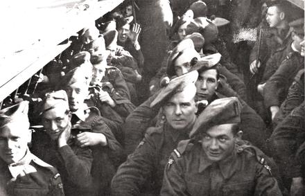 No.2 Commandos training in a landing craft