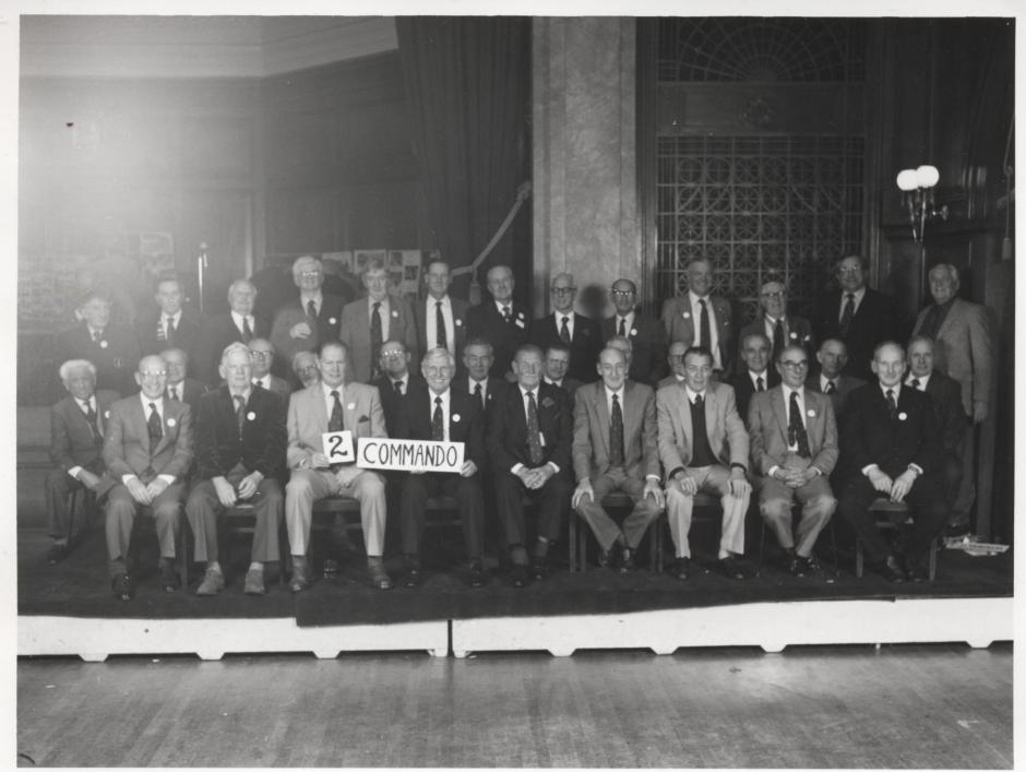 Lt.Col Jack Churchill and No.2 Commando veterans c. 1982/83