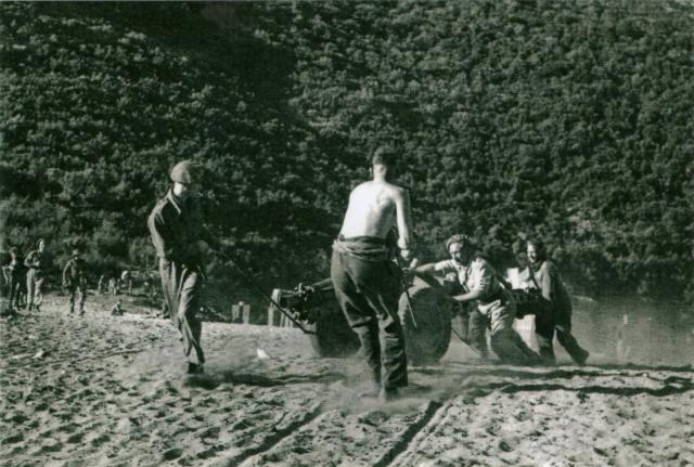 Sugar beach, Sarande, Albania , October 1944