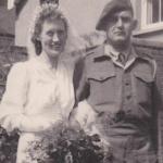 Fred Peters No.2 Commando and his wife Kitty