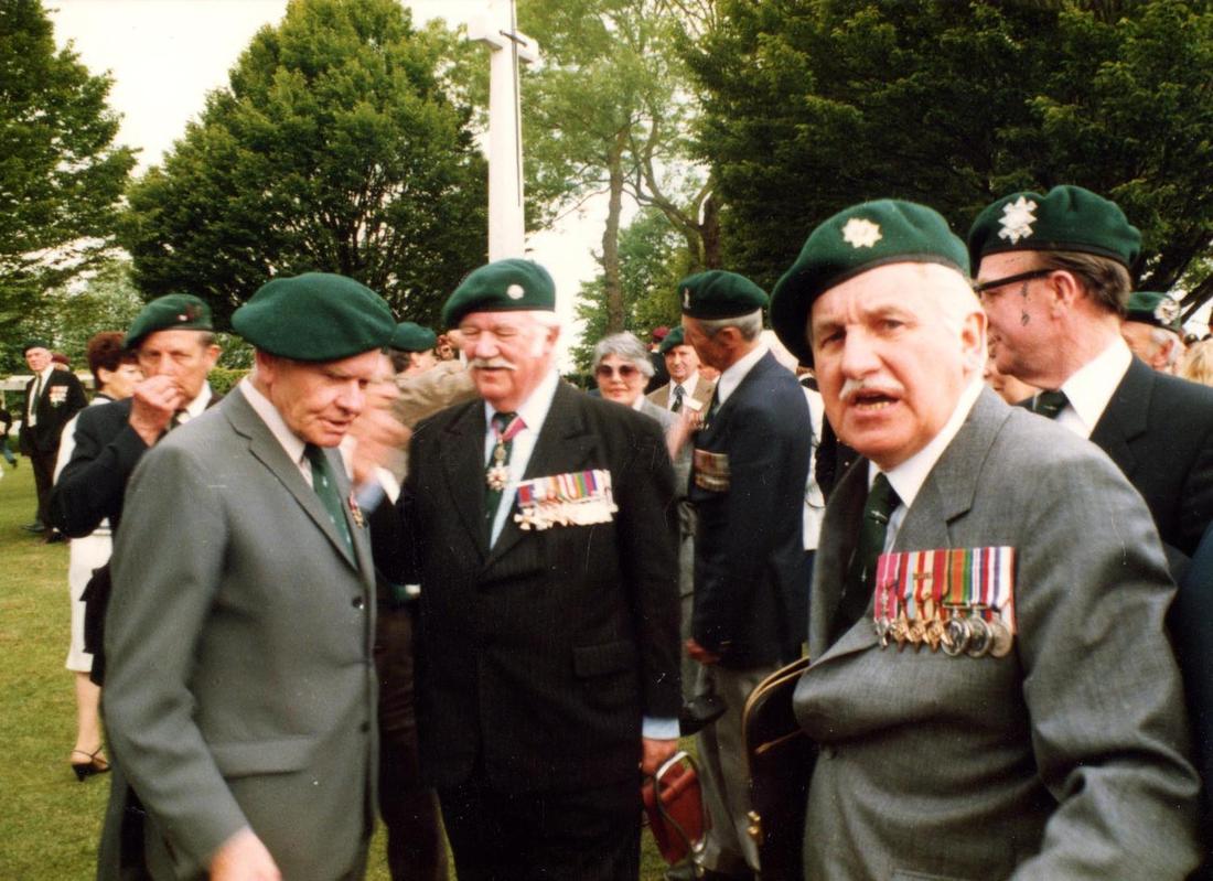 Lt. Col. Robert Dawson CBE DSO, Brig. Peter Young DSO MC, Henry Brown OBE, 4 May 1988