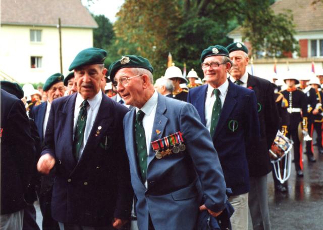 Charlie Williams, Ernie Brooks, and others at Berneval