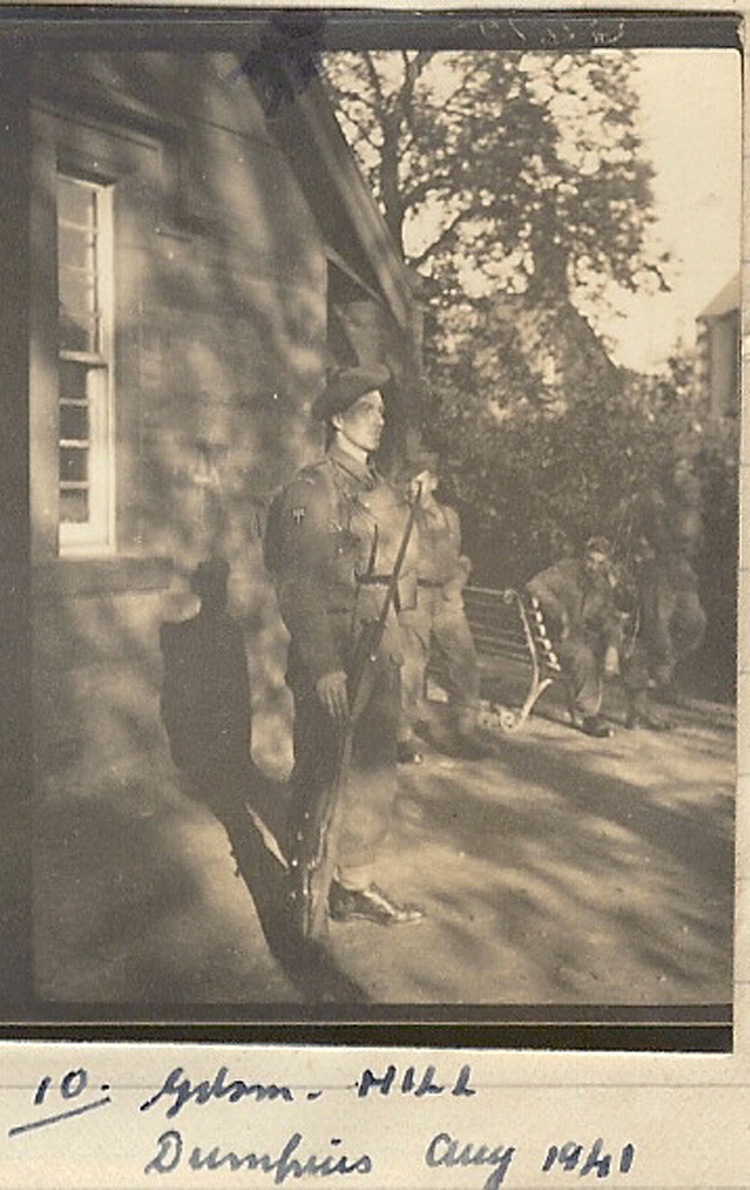 Gdsm. Hill.  No.2 Commando , Dumfries, Aug.1941