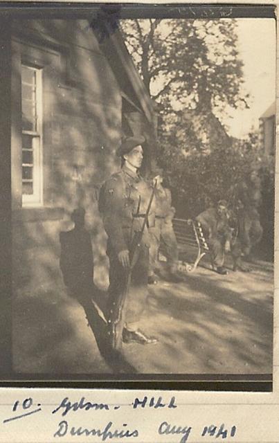 Gdsm. Hill.  No.2 Commando , Dumfries, Aug.1941
