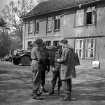 Outside building used by 1 Special Service Brigade HQ Signals