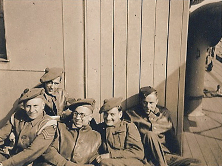 Some of No.2 Commando on board the Ulster Monarch Jun'41