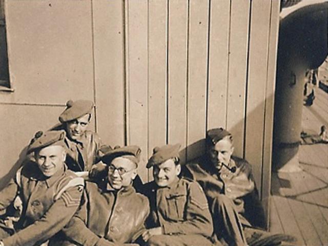 Some of No.2 Commando on board the Ulster Monarch Jun'41