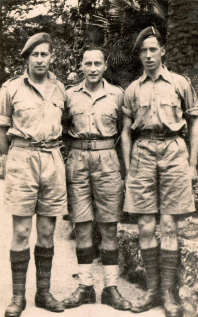 Lionel Bowman, Harry Jacobs, Paddy Deighan, No.2 Commando 5 troop