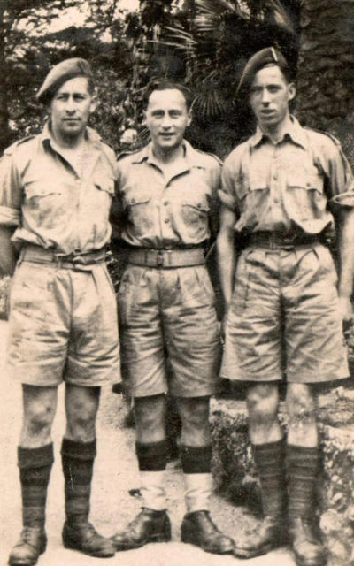 Lionel Bowman, Harry Jacobs, Paddy Deighan, No.2 Commando 5 troop