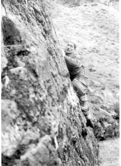 Andrew O'Marah, No.1 Cdo., training in Glencoe