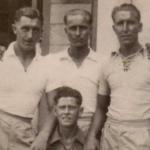John Strain, George Young, Bill Brown, and Nobby Clark