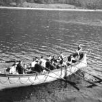 One of the boats in a No.2 Cdo. boat race Inveraray June 1941