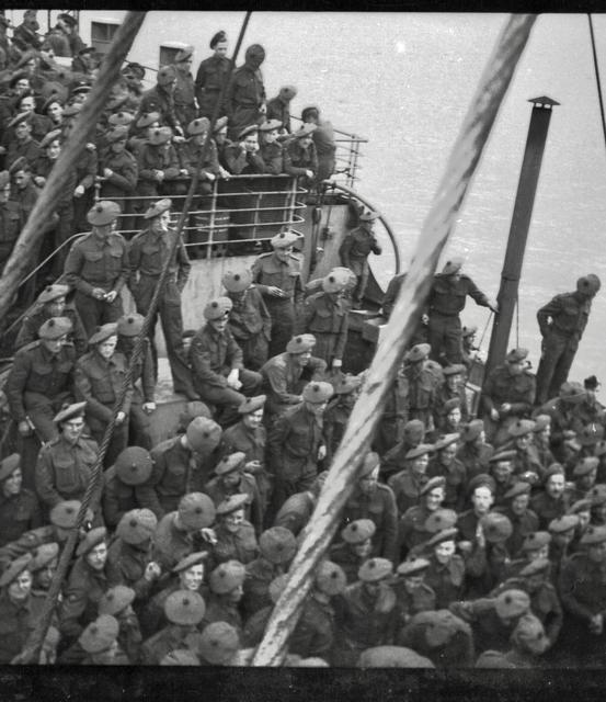 No.2 Commando on board the Ulster Monarch. June 1941 (3).