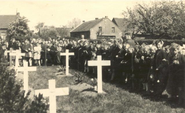 Preliminary British cemetery in Maasbracht, Holland