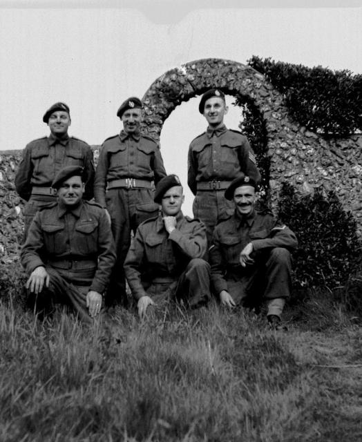 L/Cpl. Ken Emmerson, LSgt. Charles Grosser and others from  1 SS Bde HQ