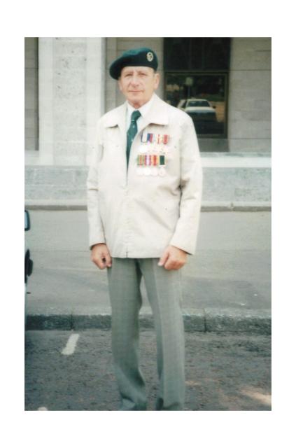 John Southworth MM at Cardiff Remembrance Sunday 2008