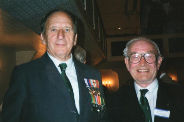 John Southworth MM (left) and Harry Pitman No.1 Cdo., Winchester 1995