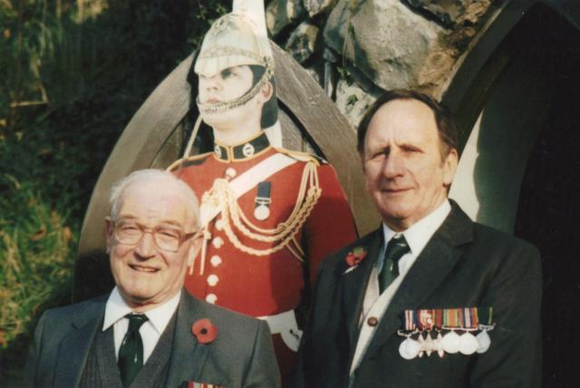 Winchester 1995 No.1 Cdo. Veterans Harry Pitman (left) and John Southworth MM